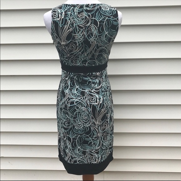 Loft by Ann Taylor petite swirly sheath sleeveless - Picture 4 of 6